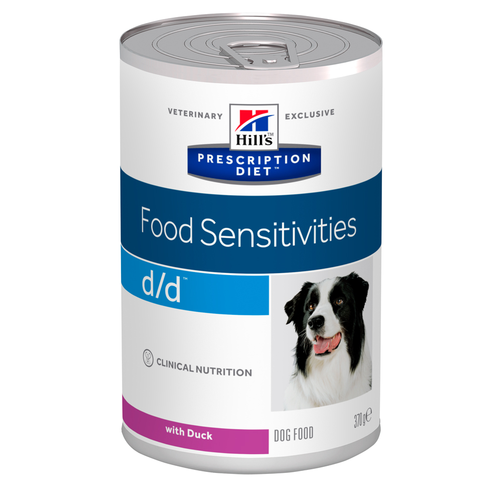 Влажный корм для собак Hills Prescription Diet d/d Food Sensitives 370 г (утка) Влажный корм для собак Hills Prescription Diet d/d Food Sensitives 370 г (утка)