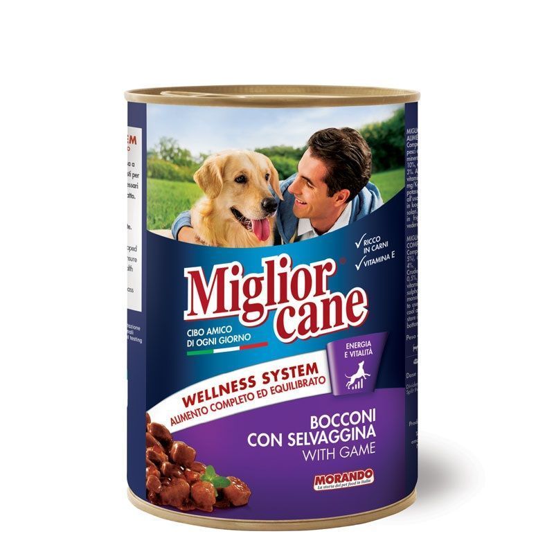 Вологий корм для собак Migliorcane Wellness System 405 г - дичина Вологий корм для собак Migliorcane Wellness System 405 г - дичина