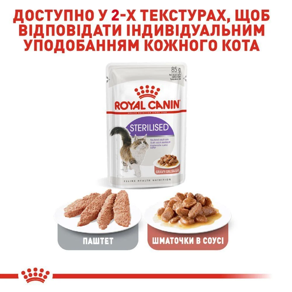 Royal Canin Sterilised влажный корм для кошек 85 г