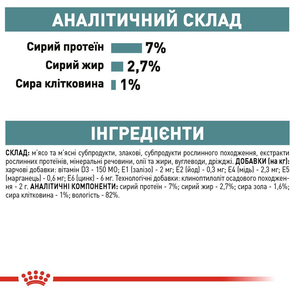 Вологий корм для котів Royal Canin Hairball Care 85 г