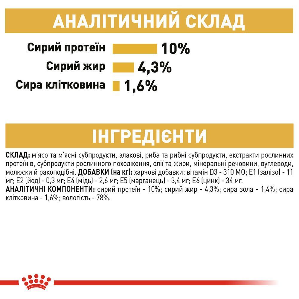 Вологий корм для котів Royal Canin Maine Coon Adult 85 г