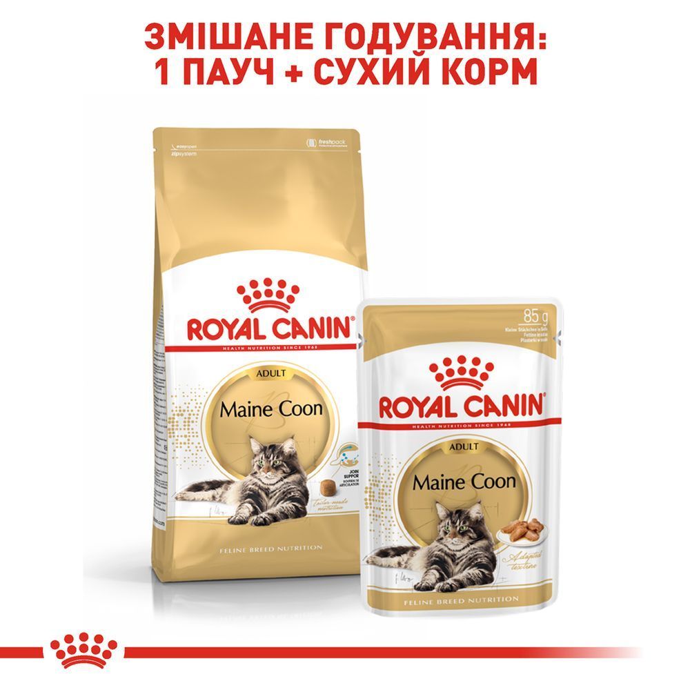 Вологий корм для котів Royal Canin Maine Coon Adult 85 г