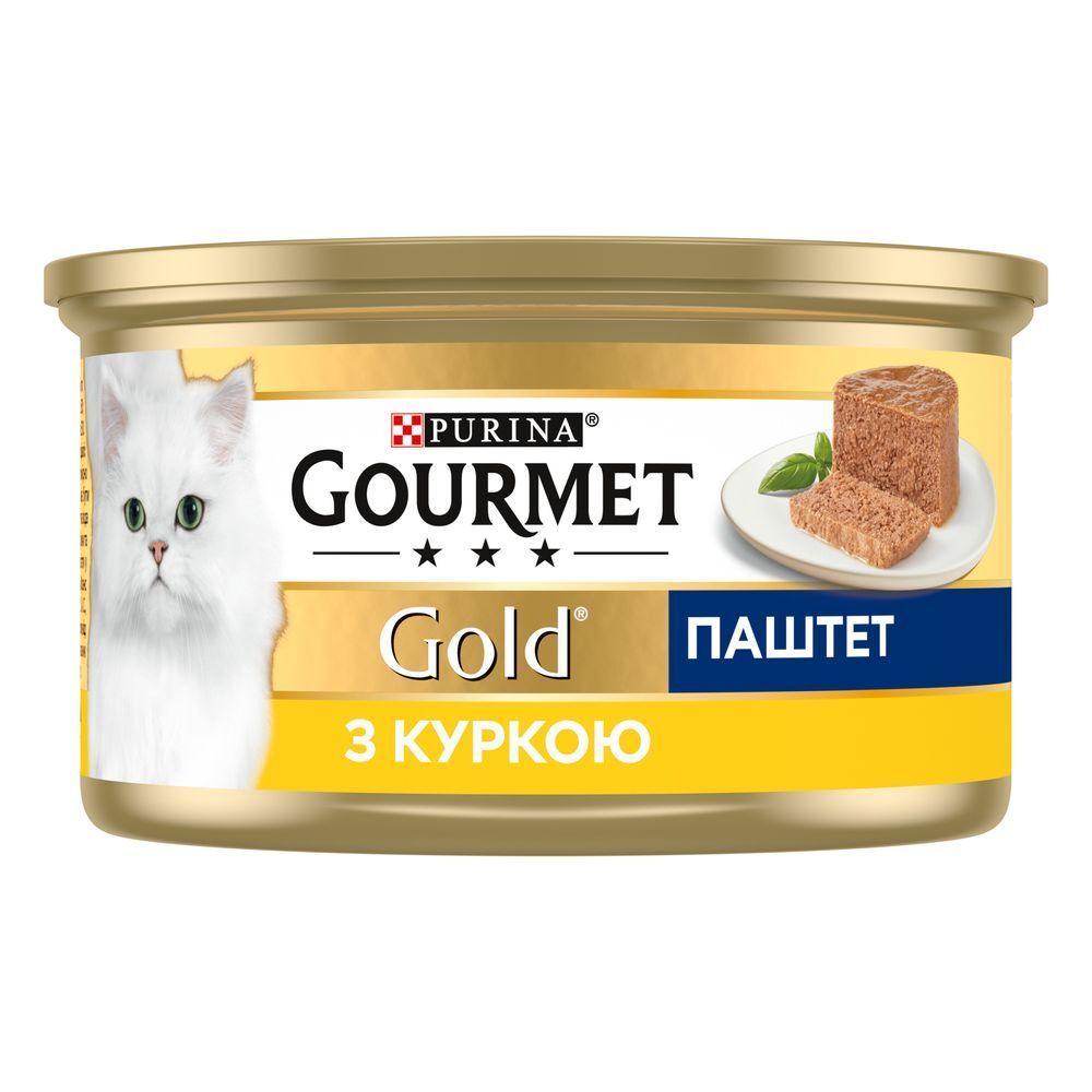 Влажный корм для кошек Gourmet Gold Pate Chicken 85 г - курица