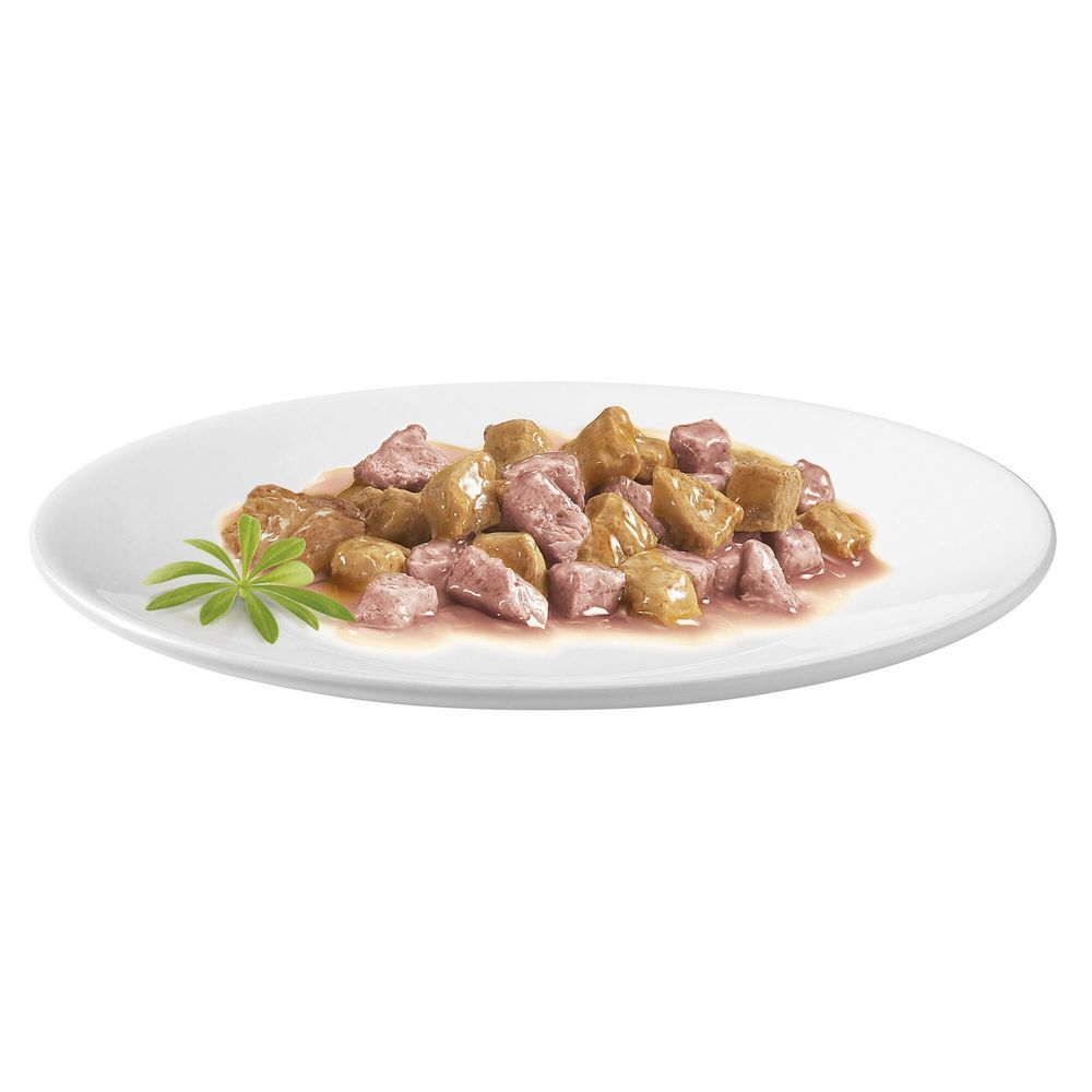Вологий корм для котів Gourmet Gold Pieces in Gravy 85 г - лосось та курка Вологий корм для котів Gourmet Gold Pieces in Gravy 85 г - лосось та курка
