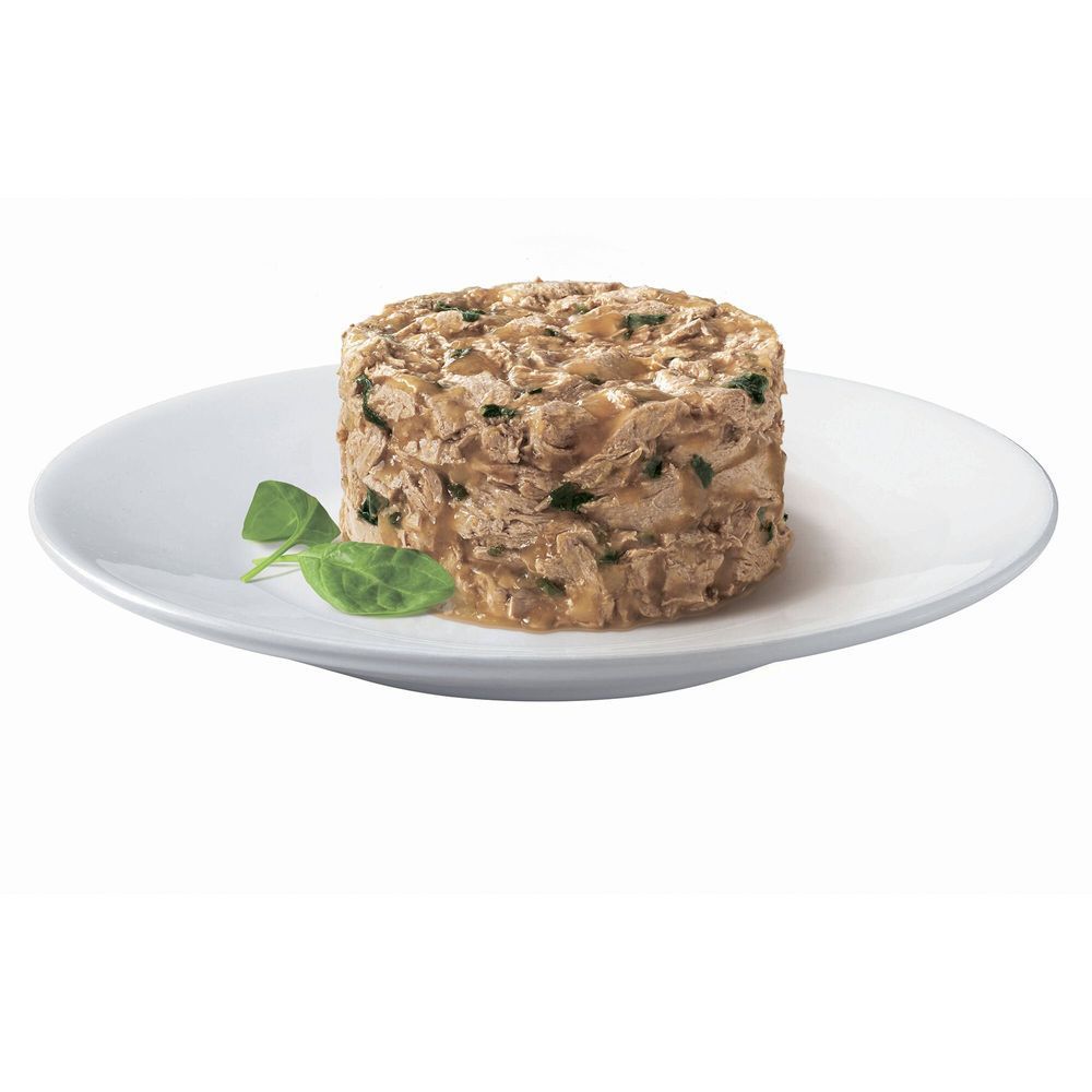 Вологий корм для котів Gourmet Gold 85 г - індичка та шпинат