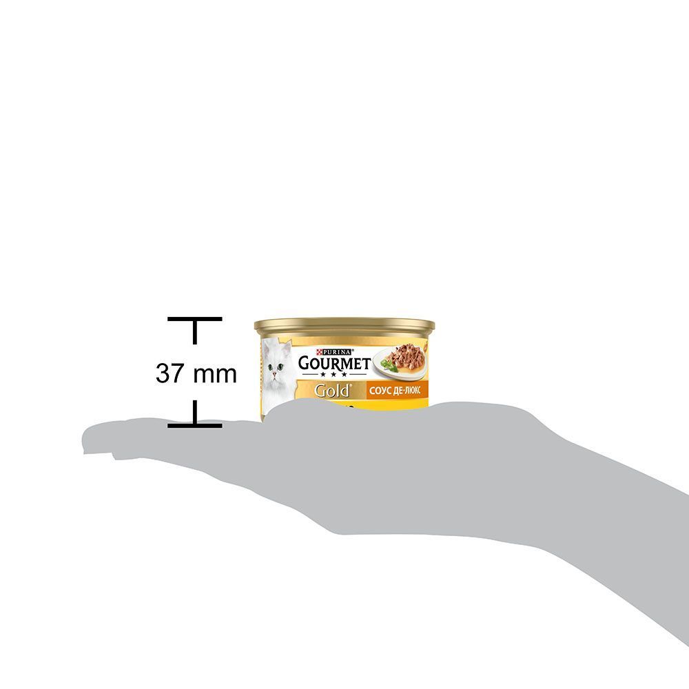 Вологий корм для котів Gourmet Gold Deluxe Sauce 85 г - курка