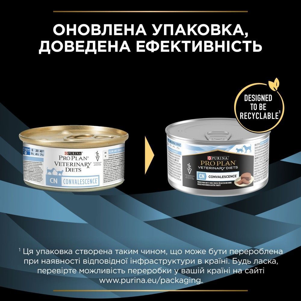 Вологий корм для котів Pro Plan Veterinary Diets CN Convalescence 195 г - асорті