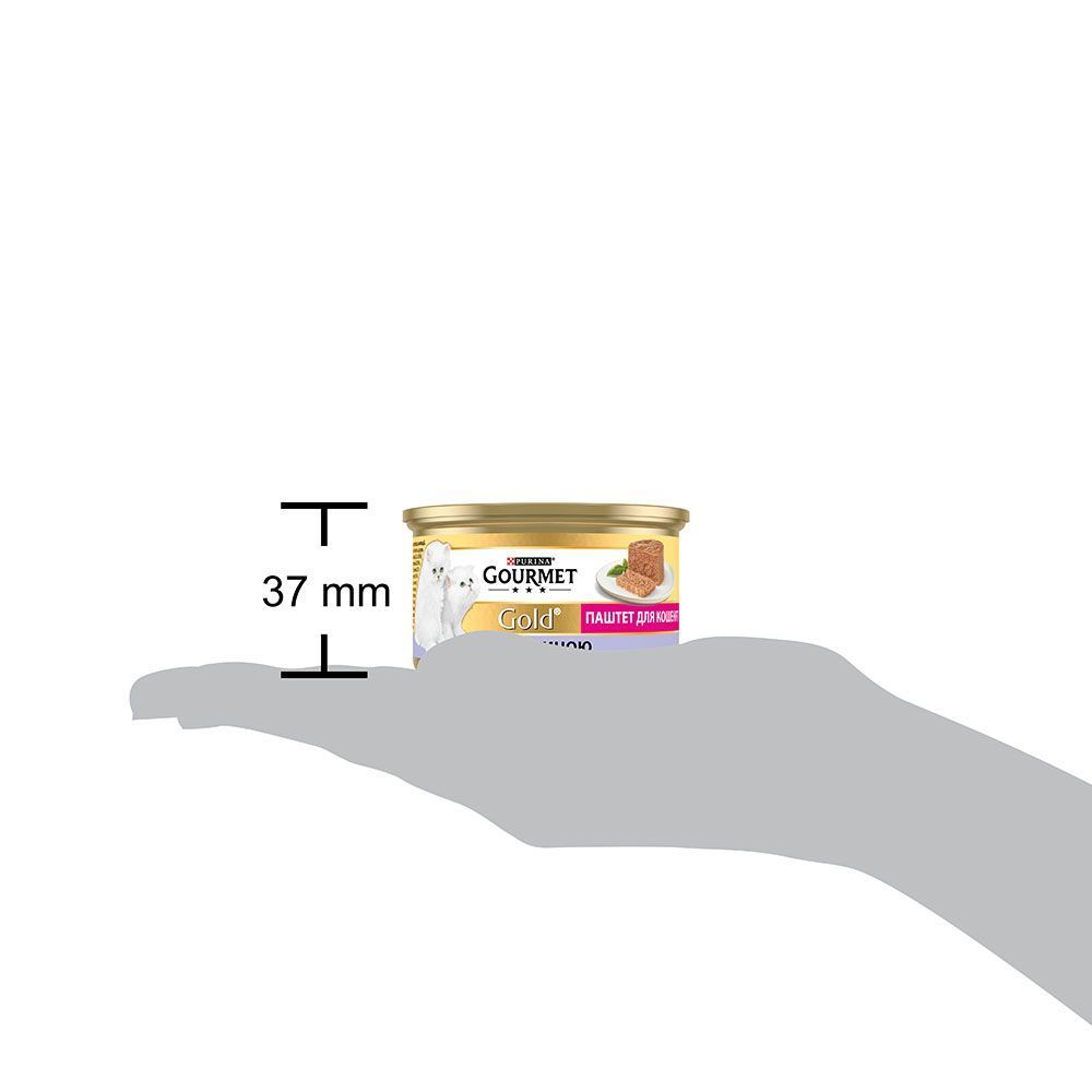 Влажный корм для котят Gourmet Gold Pate Veal 85 г (телятина)