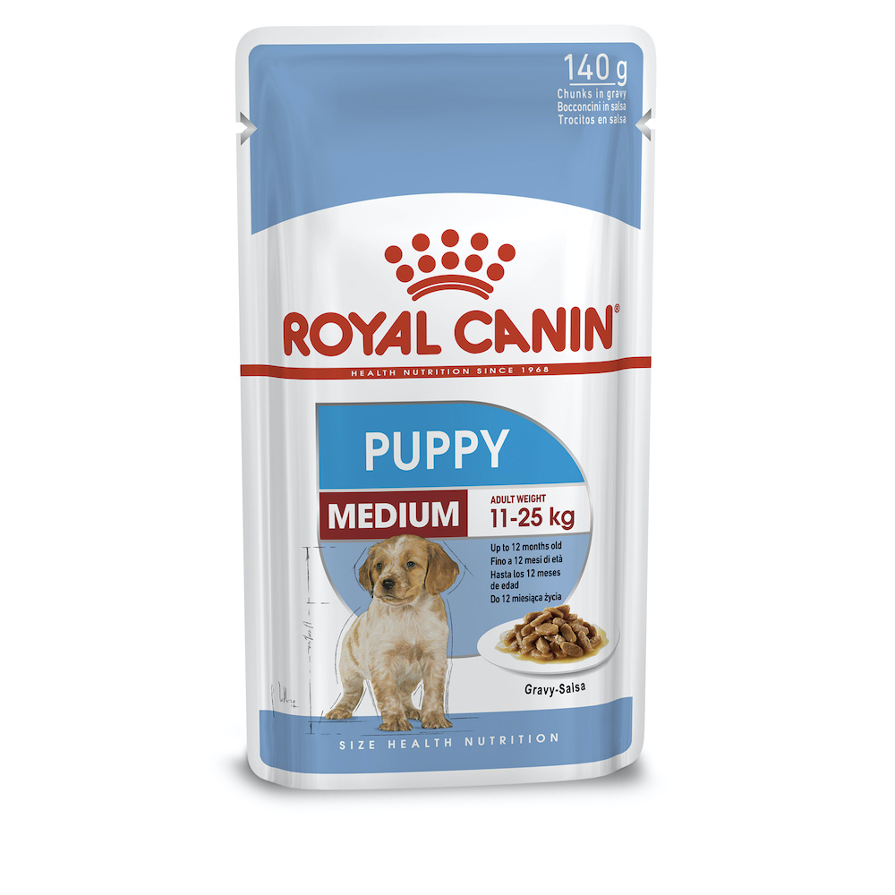 Влажный корм для щенков Royal Canin Medium Puppy pouch 140 г Влажный корм для щенков Royal Canin Medium Puppy pouch 140 г