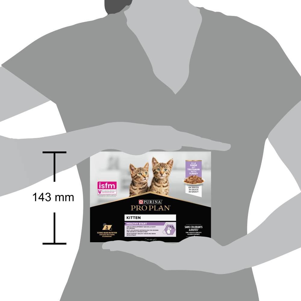 Влажный корм для котят Pro Plan Kitten Healthy Start 10 шт. х 85 г — индейка Влажный корм для котят Pro Plan Kitten Healthy Start 10 шт. х 85 г — индейка