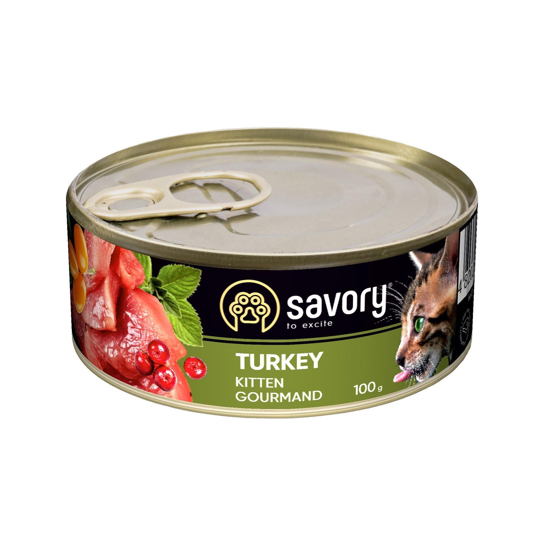 Вологий корм для кошенят Savory Kitten 100 г - індичка Вологий корм для кошенят Savory Kitten 100 г - індичка