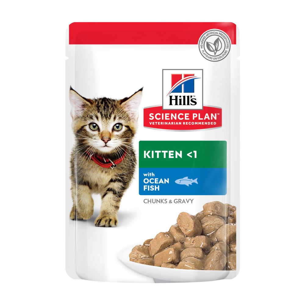 Влажный корм для котят Hill's Science Plan Kitten 85 г - океаническая рыба