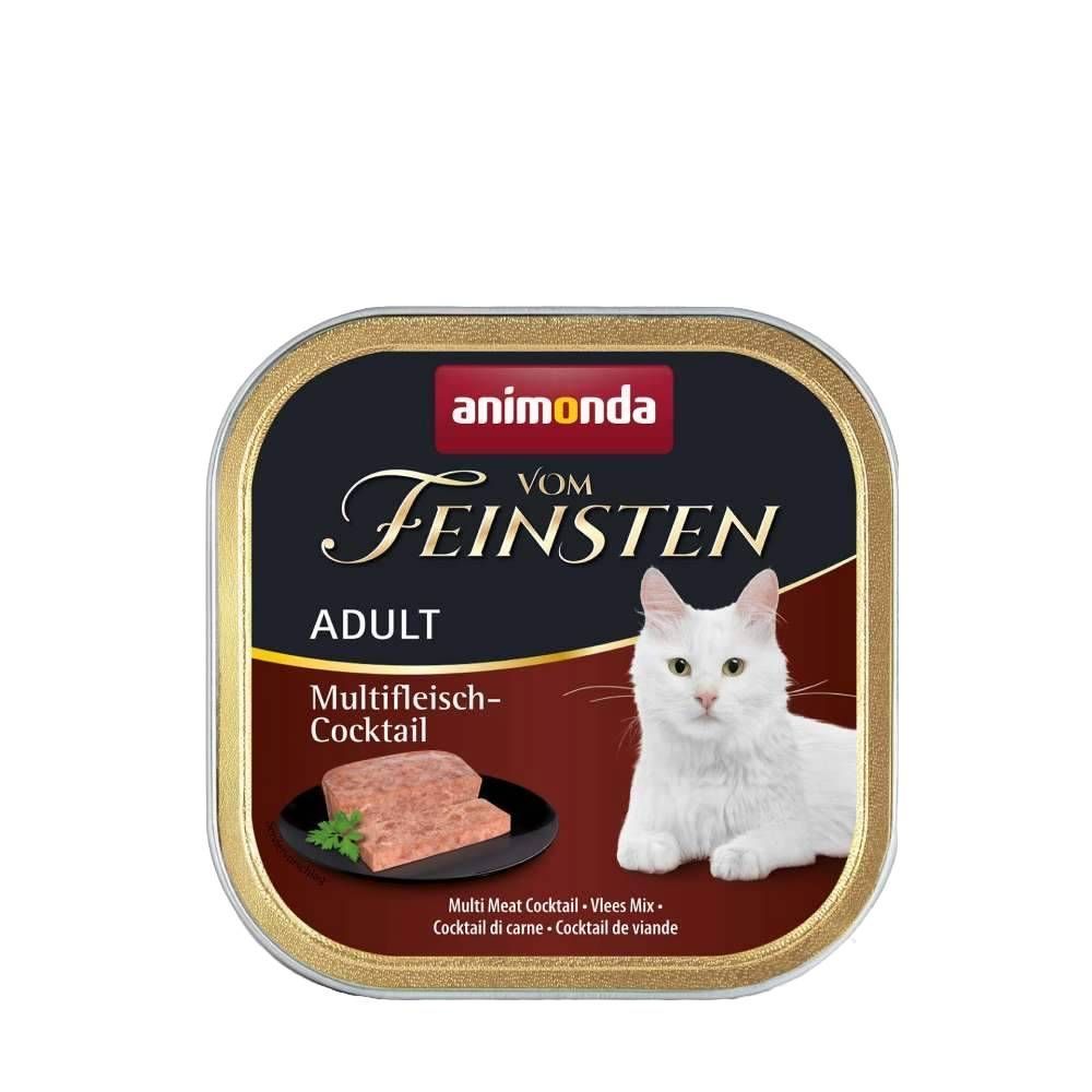 Влажный корм для кошек Animonda Vom Feinsten Adult 100 г - мультимясной коктейль Влажный корм для кошек Animonda Vom Feinsten Adult 100 г - мультимясной коктейль