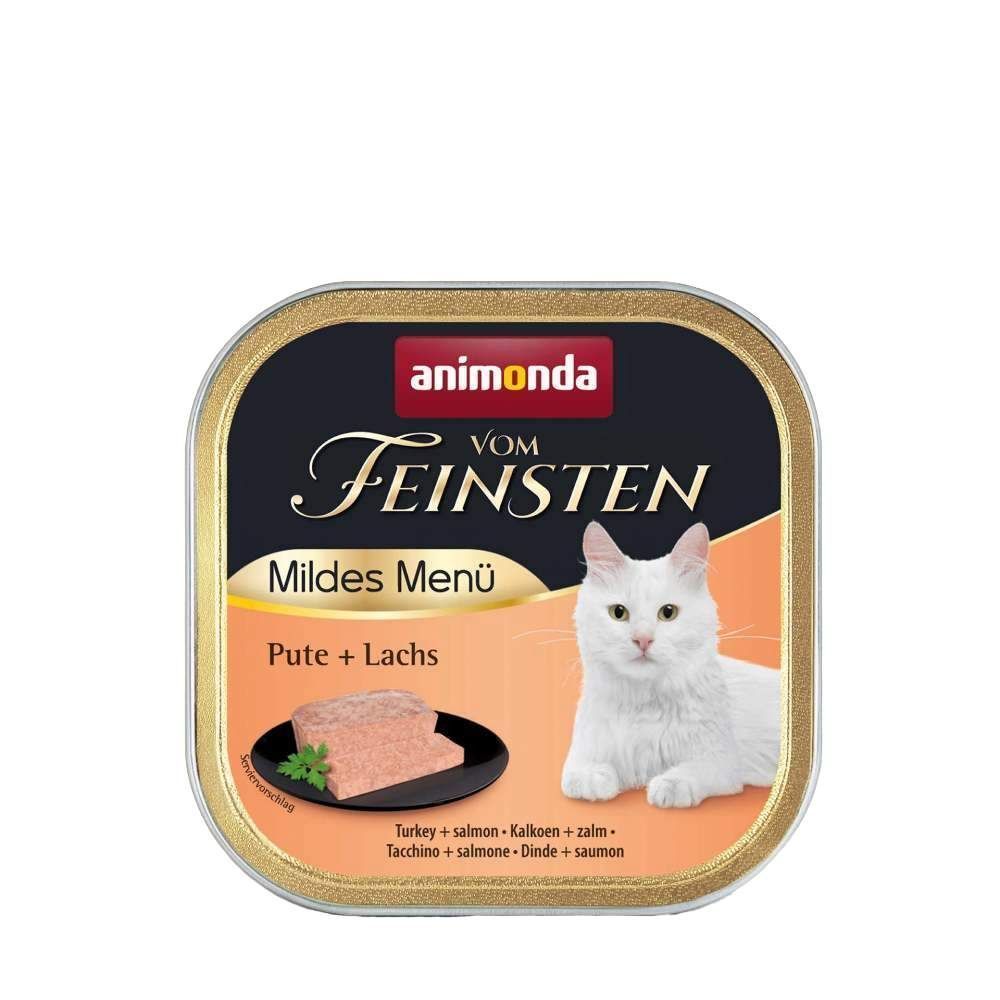 Влажный корм для кошек Animonda Vom Feinsten Adult 100 г — индейка и лосось