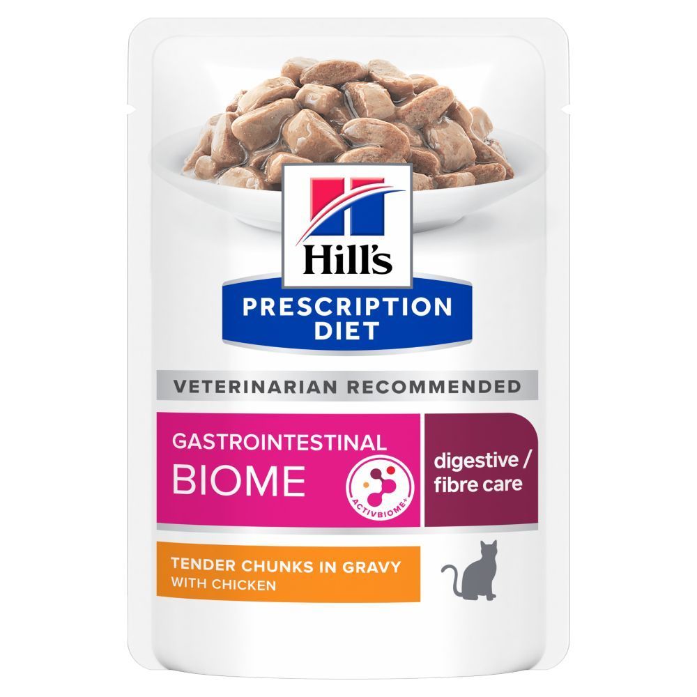 Вологий корм для котів Hill's Prescription Diet Gastrointestinal Biome 85 г - курка Вологий корм для котів Hill's Prescription Diet Gastrointestinal Biome 85 г - курка