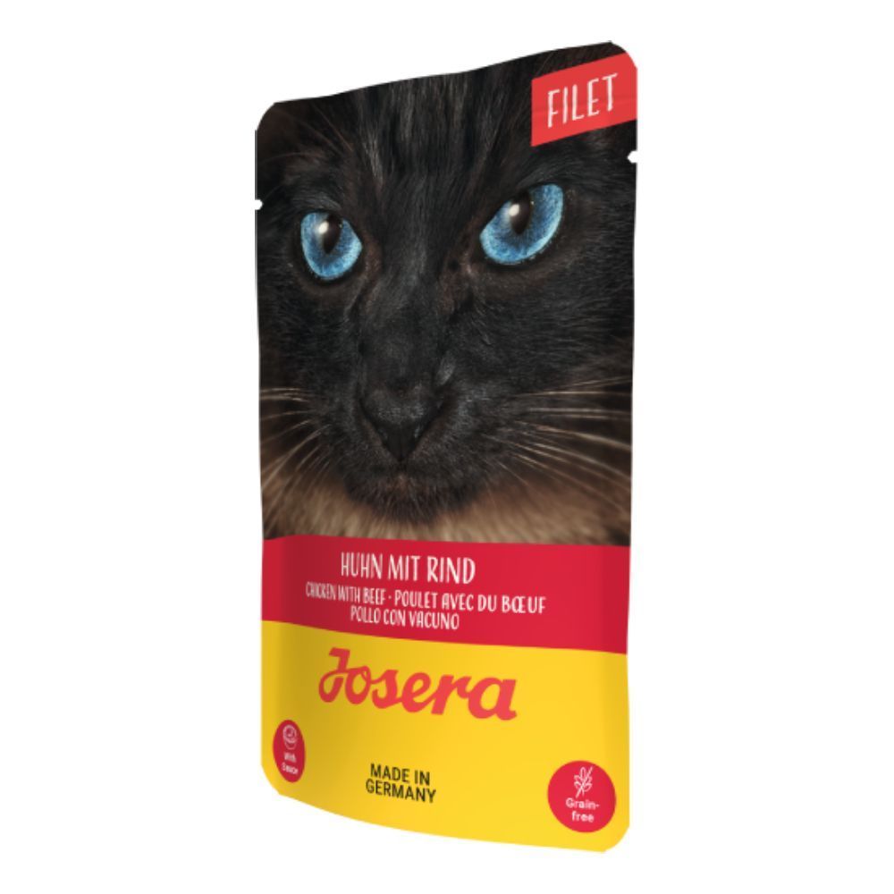 Влажный корм для кошек Josera pouch 70 г - курица и говядина