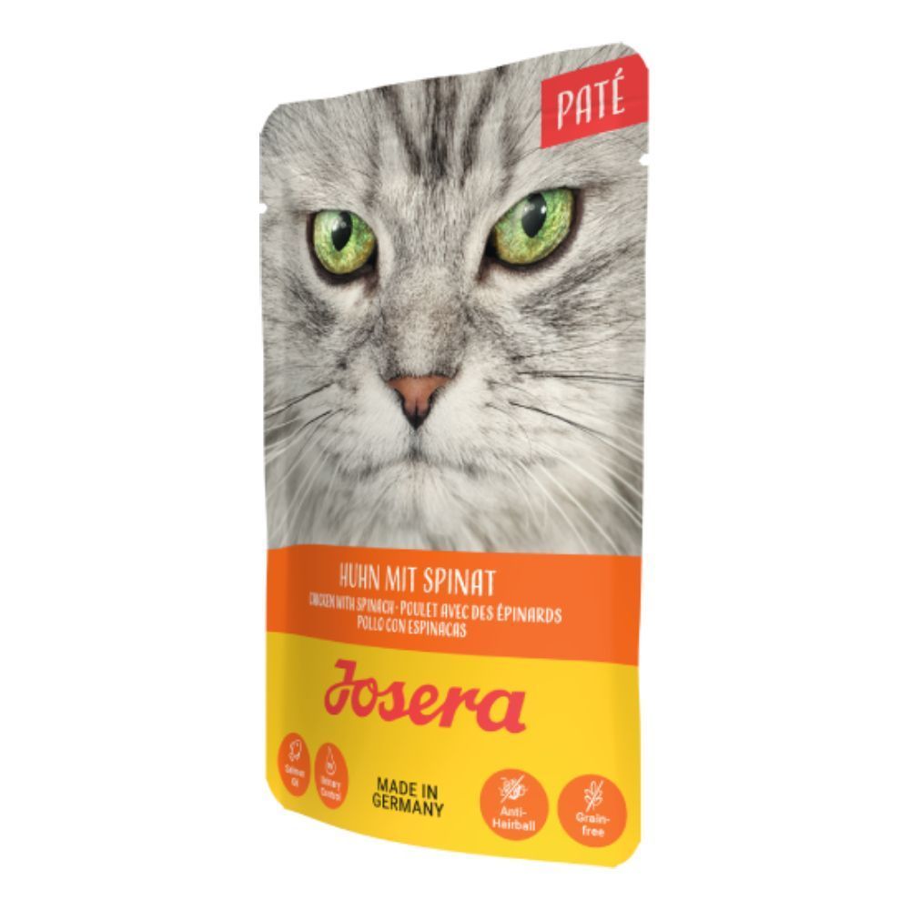 Влажный корм для кошек Josera pouch 85 г - курица и шпинат