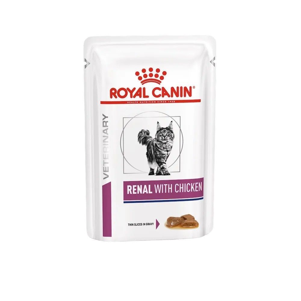 Вологий корм для котів Royal Canin Renal 85 г - курка