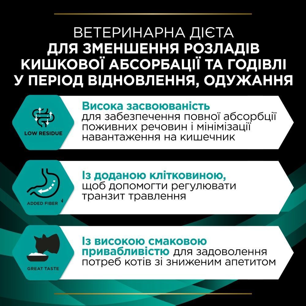 Вологий корм для котів Pro Plan Veterinary Diets EN Gastrointestinal 85 г - курка