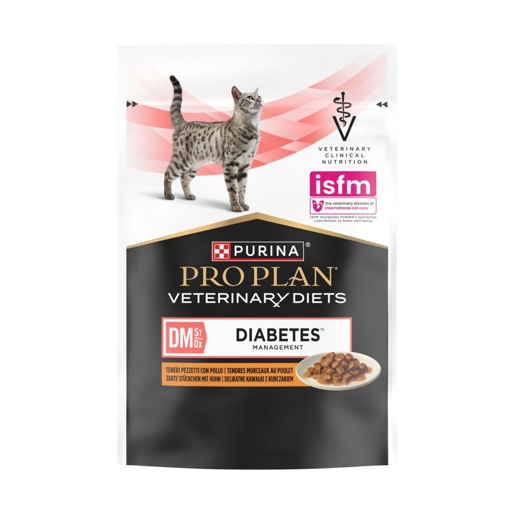Влажный корм для кошек Pro Plan Veterinary Diets Diabetes Management 85 г - курица Влажный корм для кошек Pro Plan Veterinary Diets Diabetes Management 85 г - курица