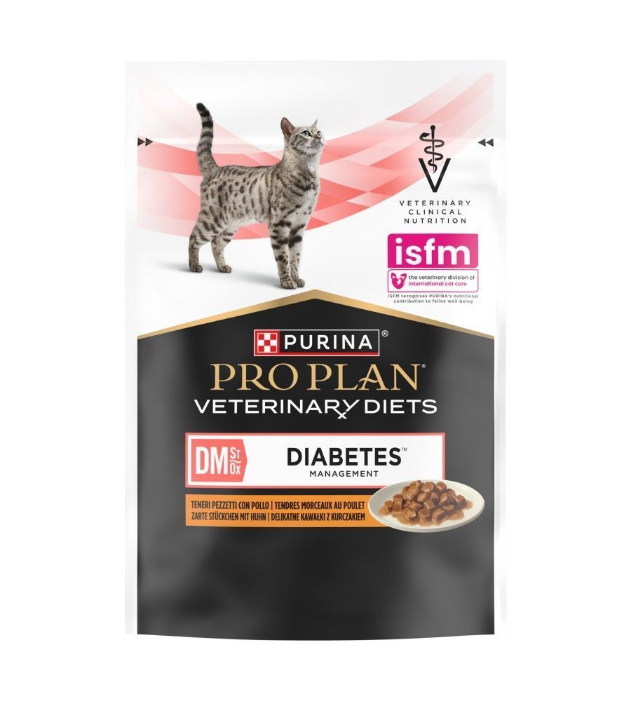 Влажный корм для кошек Pro Plan Veterinary Diets Diabetes Management 85 г - говядина Влажный корм для кошек Pro Plan Veterinary Diets Diabetes Management 85 г - говядина