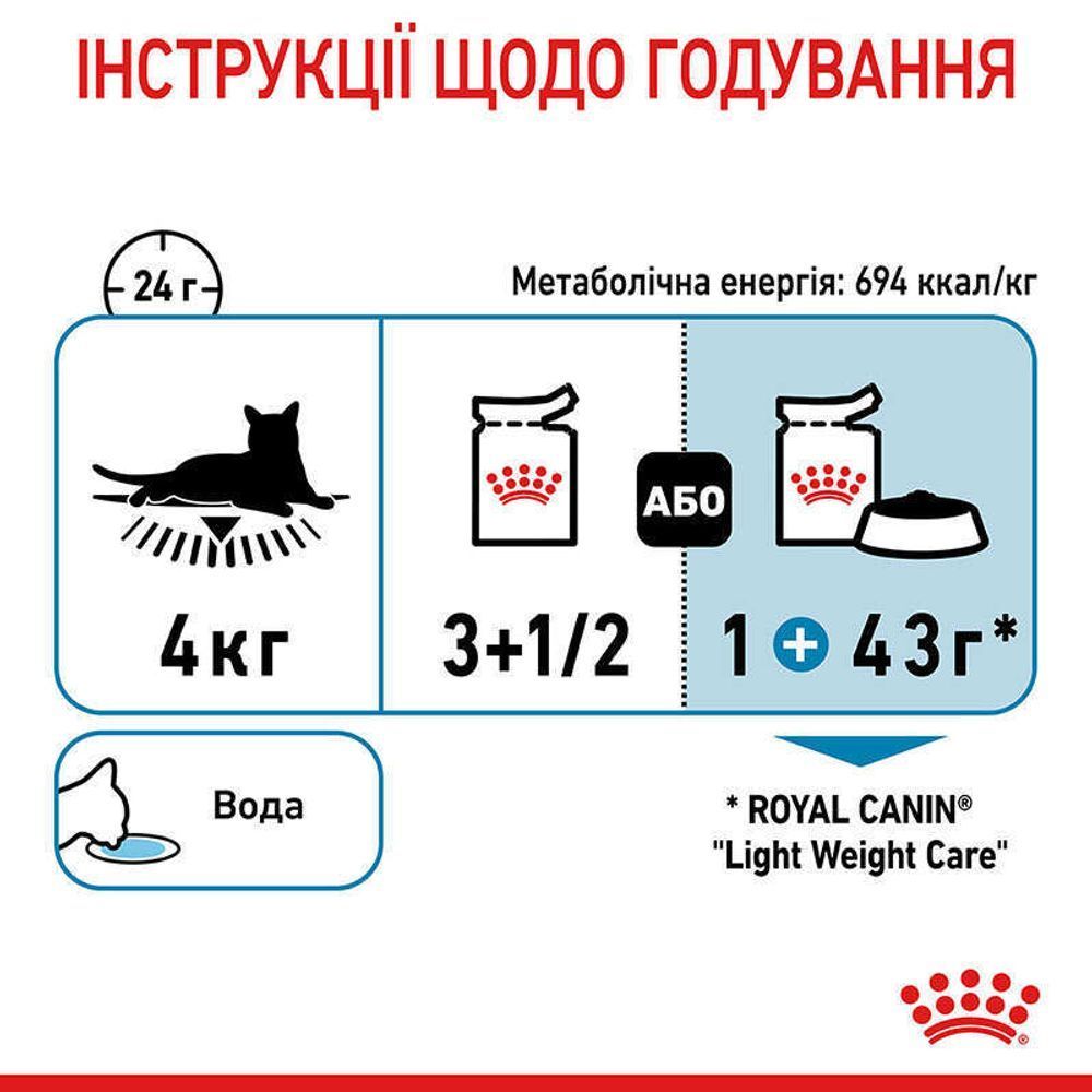Влажный корм для кошек Royal Canin Light Weight Gravy 85 г