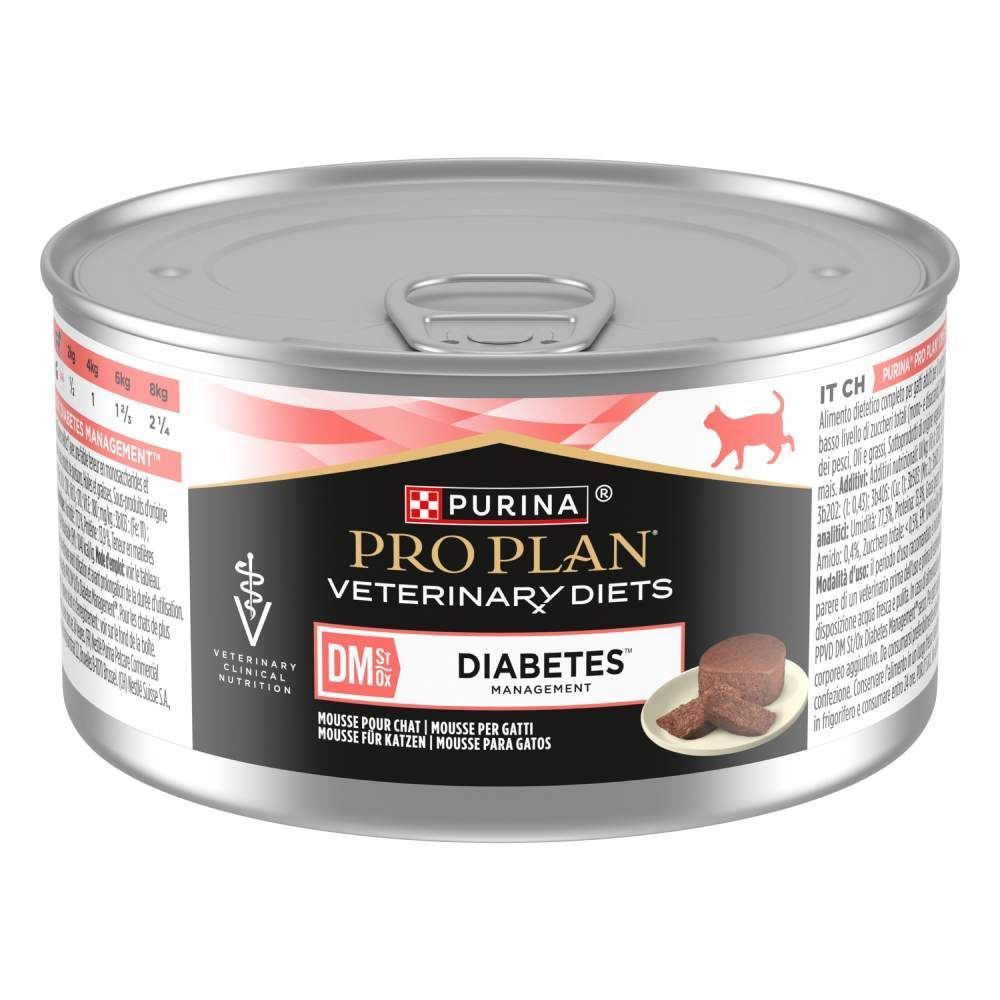 Влажный корм для кошек Pro Plan Veterinary Diets ST/OX Diabetes Managment 195 г