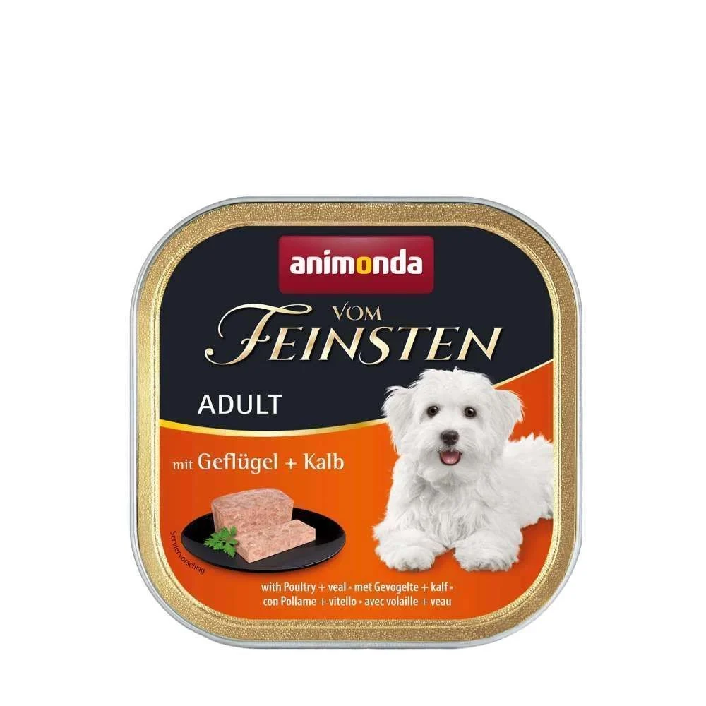 Влажный корм для собак Animonda Vom Feinsten Adult 150 г — птица Влажный корм для собак Animonda Vom Feinsten Adult 150 г — птица