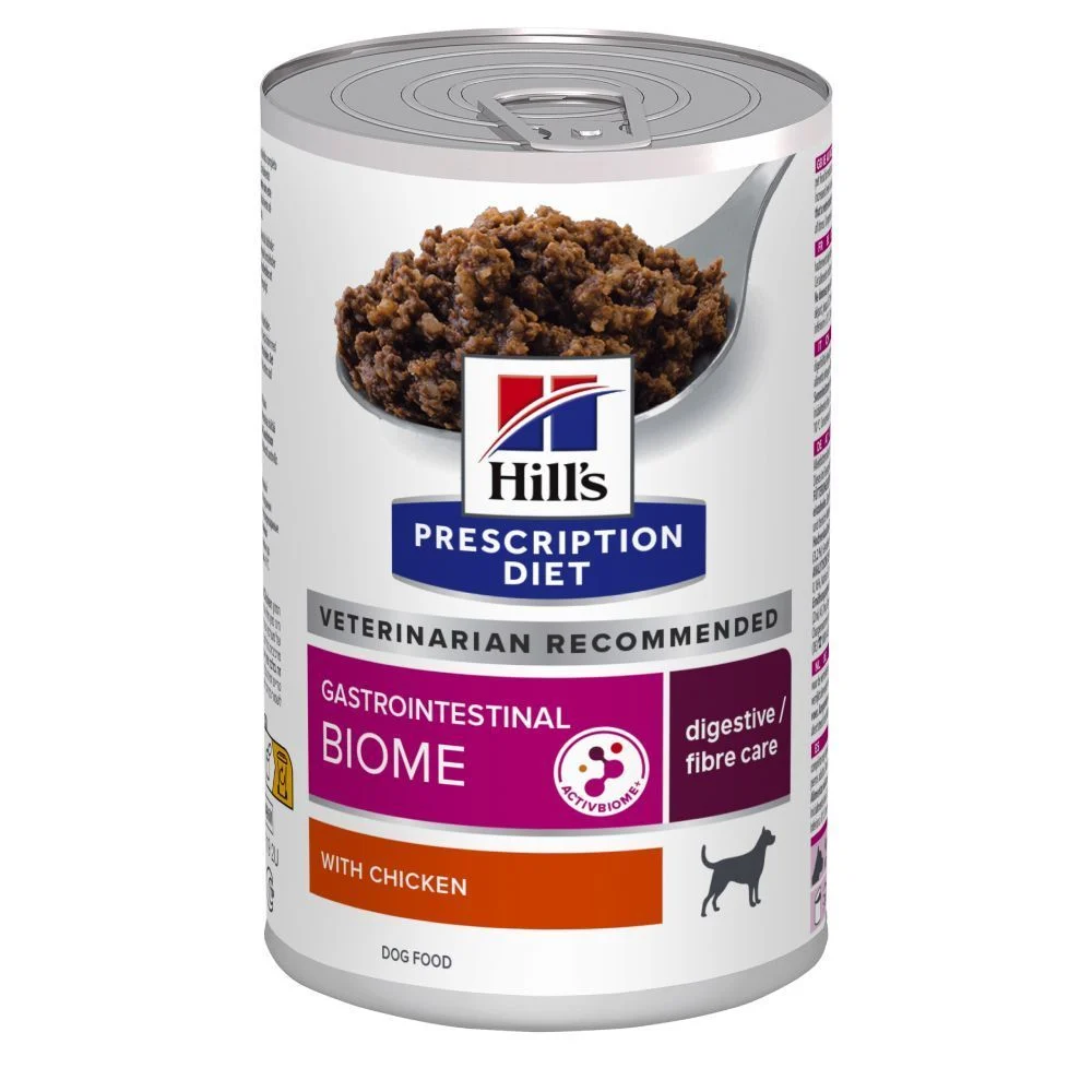 Вологий корм для собак Hill's Prescription Diet Gastrointestinal Biome Digestive/Fibre Care 370 г - курка Вологий корм для собак Hill's Prescription Diet Gastrointestinal Biome Digestive/Fibre Care 370 г - курка