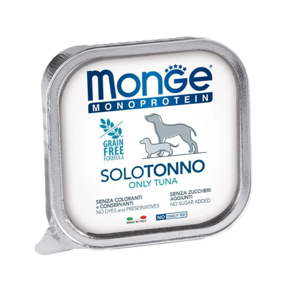 Вологий корм для собак Monge Monoprotein Solo 150 г - тунець Вологий корм для собак Monge Monoprotein Solo 150 г - тунець