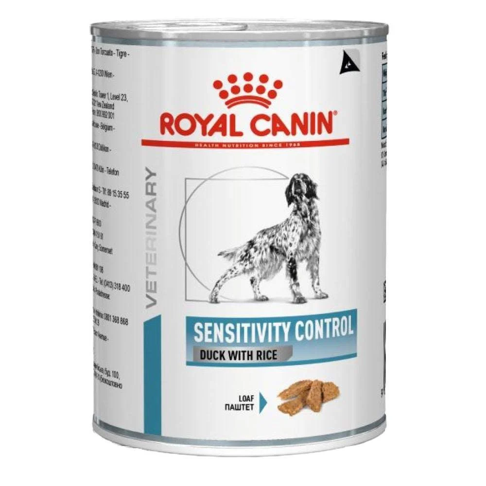 Влажный корм для собак Royal Canin Sensitivity Control 410 г - утка и рис Влажный корм для собак Royal Canin Sensitivity Control 410 г - утка и рис