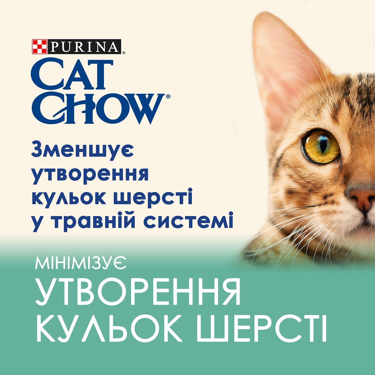 Вологий корм для котів Cat Chow Hairball 85 г - курка та квасоля Вологий корм для котів Cat Chow Hairball 85 г - курка та квасоля
