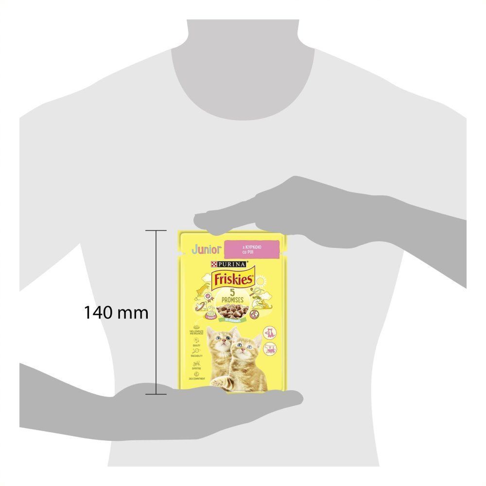 Влажный корм для кошек Friskies 5 Promises Junior 85 г - курица Влажный корм для кошек Friskies 5 Promises Junior 85 г - курица