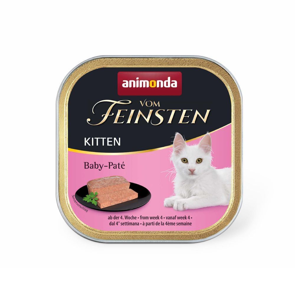 Влажный корм для котят Animonda Vom Feinsten Kitten Pate 100 г - домашняя птица Влажный корм для котят Animonda Vom Feinsten Kitten Pate 100 г - домашняя птица