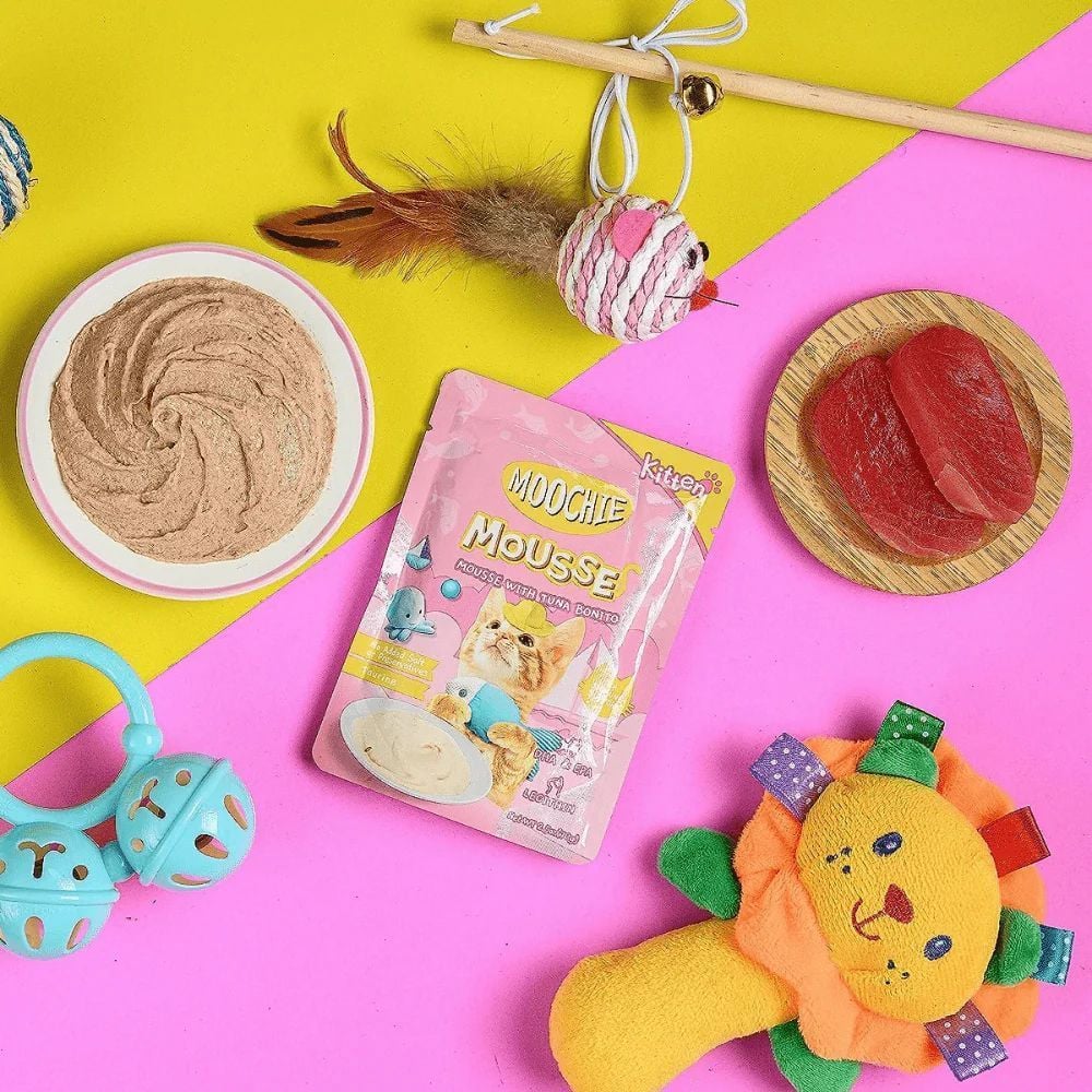 Влажный корм для котят Moochie Mousse Kitten 70 г - тунец бонита Влажный корм для котят Moochie Mousse Kitten 70 г - тунец бонита