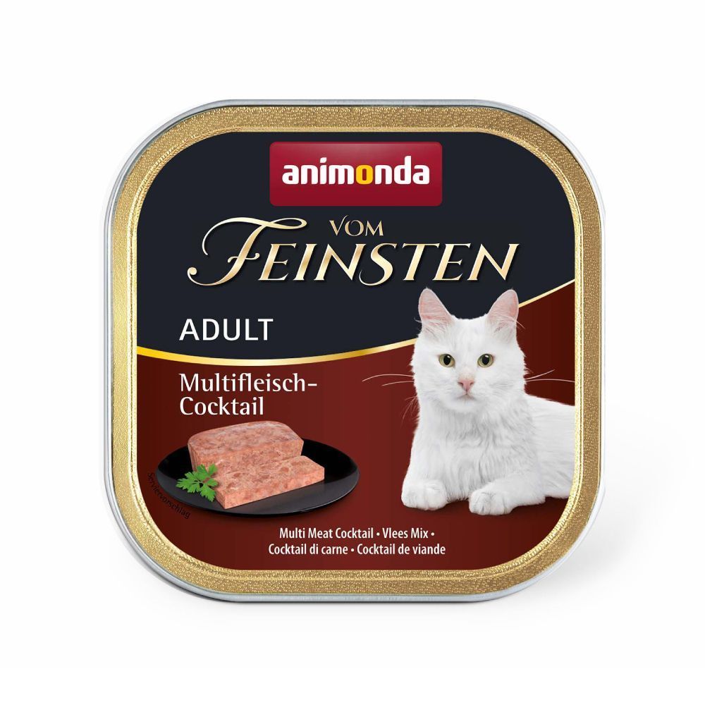 Влажный корм для кошек Animonda Vom Feinsten Adult 100 г - мультимясной коктейль Влажный корм для кошек Animonda Vom Feinsten Adult 100 г - мультимясной коктейль