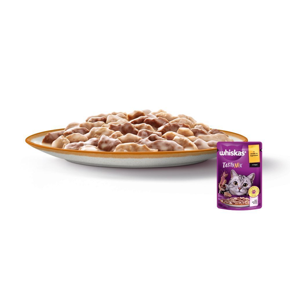 Вологий корм для котів Whiskas Tasty Mix 85 г - ягня та індичка