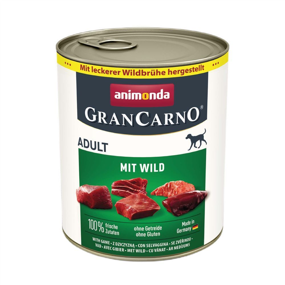 Влажный корм для собак Animonda GranCarno Adult 800 г - дичь Влажный корм для собак Animonda GranCarno Adult 800 г - дичь