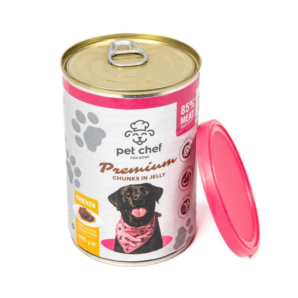 Вологий корм для собак Pet Chef 415 г - курка