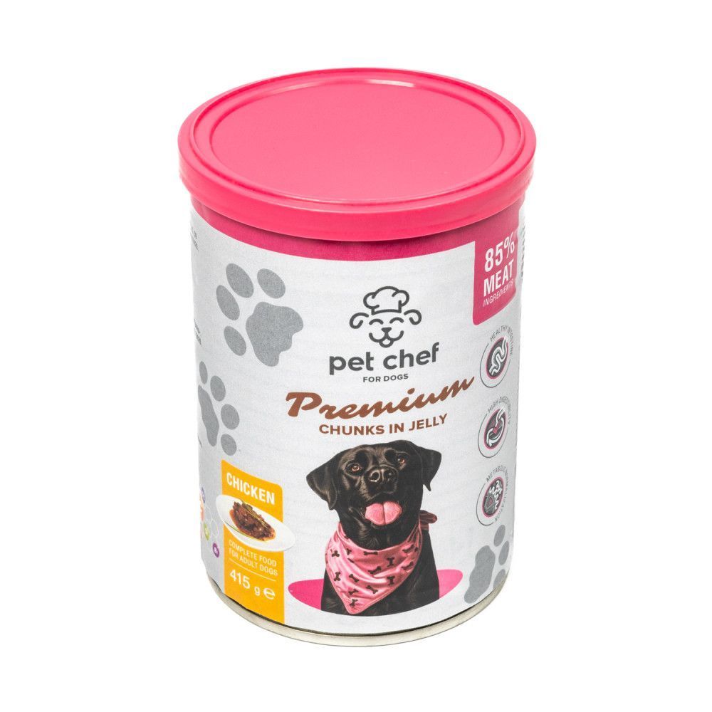 Вологий корм для собак Pet Chef 415 г - курка