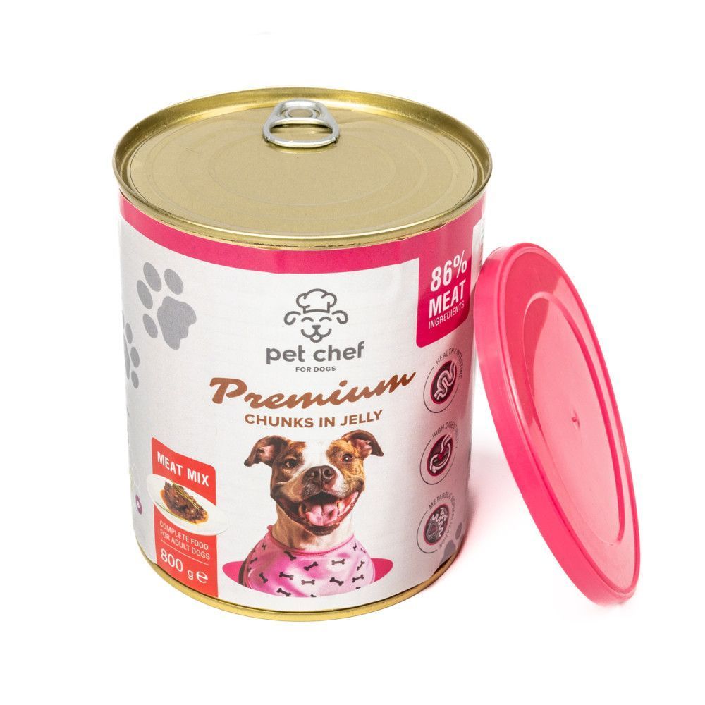 Вологий корм для собак Pet Chef - асорті