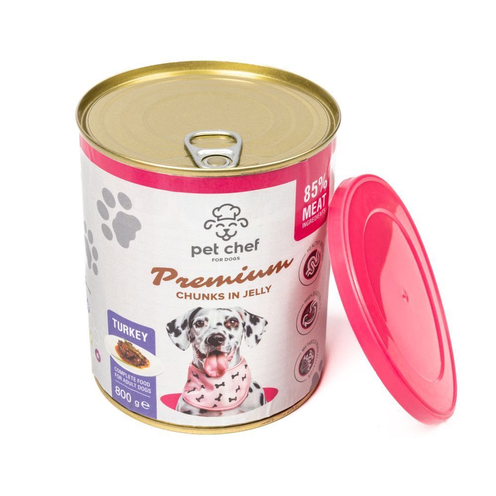 Вологий корм для собак Pet Chef - індичка