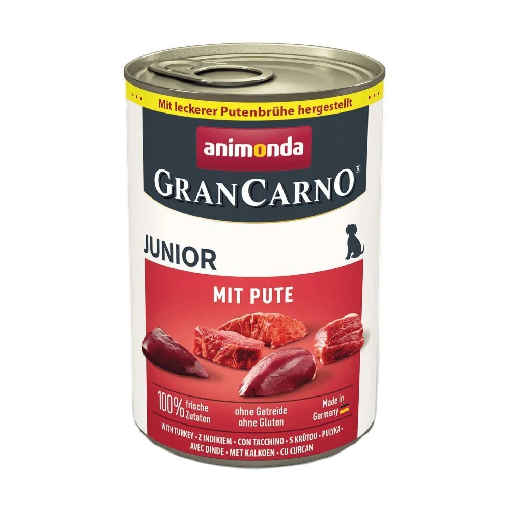 Влажный корм для щенков Animonda GranCarno Junior 400 г - индейка Влажный корм для щенков Animonda GranCarno Junior 400 г - индейка