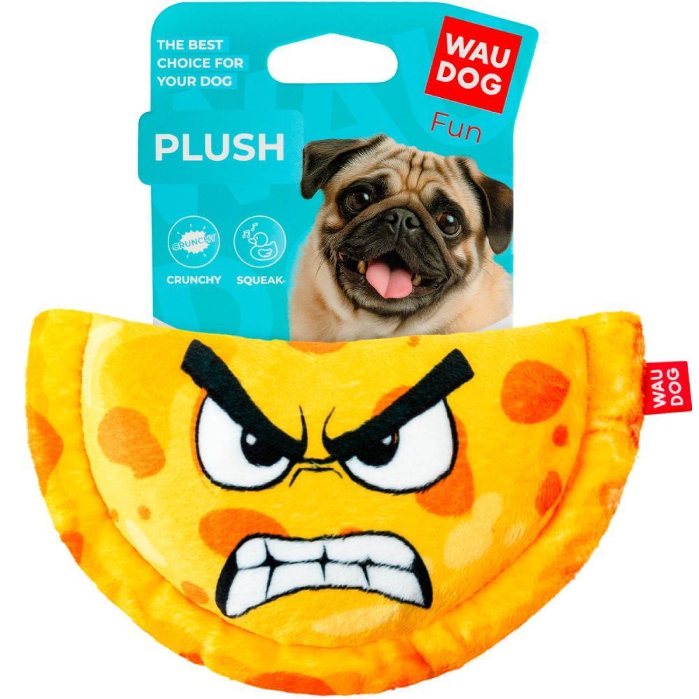 Waudog Fun Plush Чебурек іграшка для собак 20х13 см - різнокольоровий