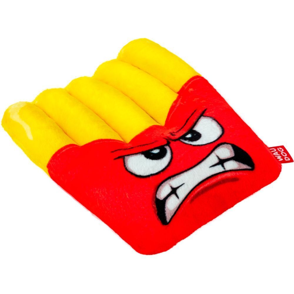 Waudog Fun Plush Картопля фрі іграшка для собак 12х14,5 см - різнокольоровий