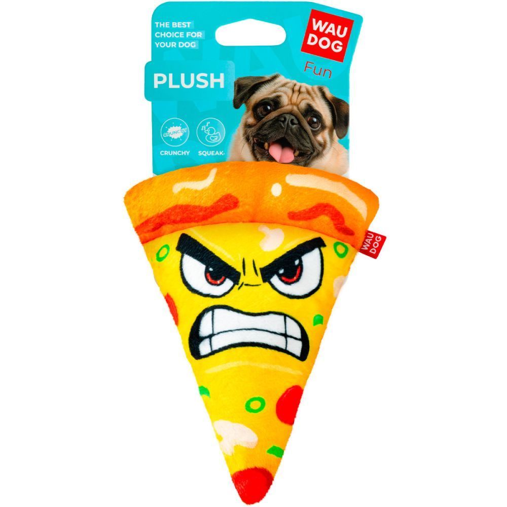 Waudog Fun Plush Піца іграшка для собак 16х22,5 см - різнокольоровий