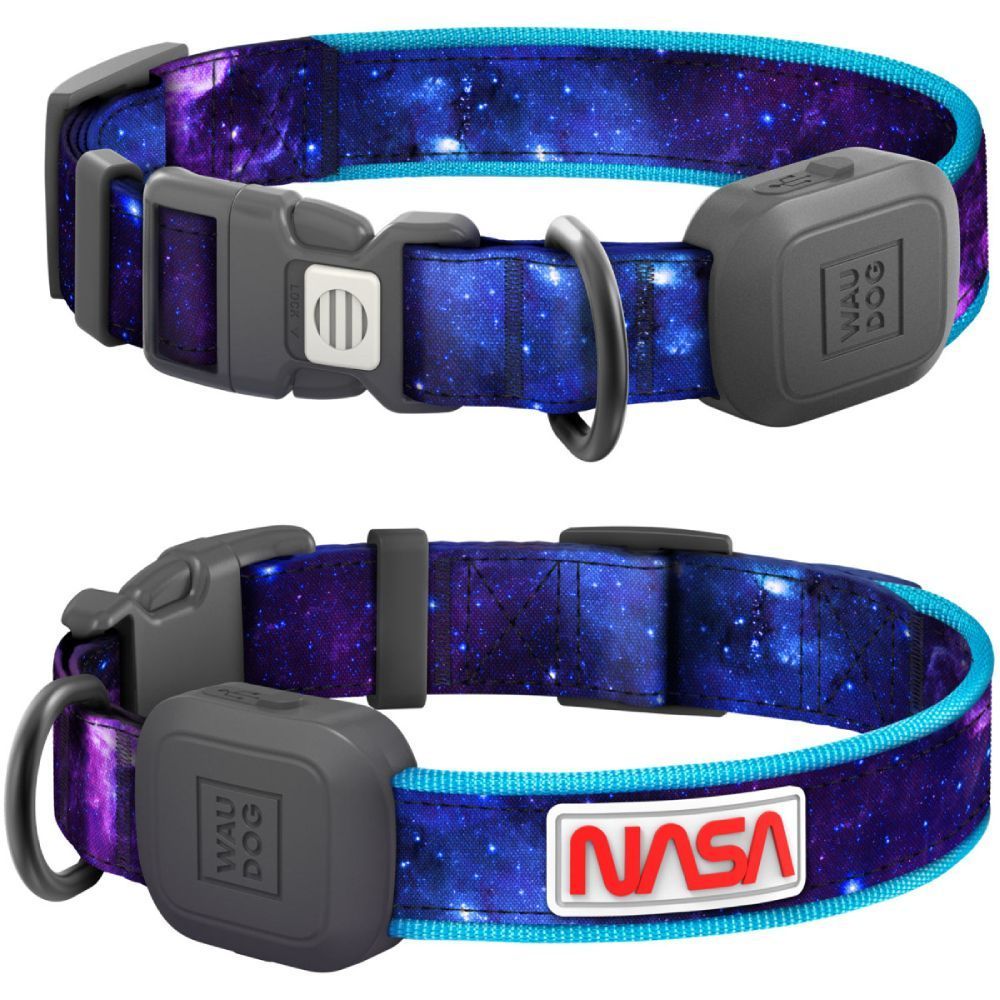 Waudog Led NASA21 нашийник для собак S-M - різнокольоровий з підсвічуванням Waudog Led NASA21 нашийник для собак S-M - різнокольоровий з підсвічуванням