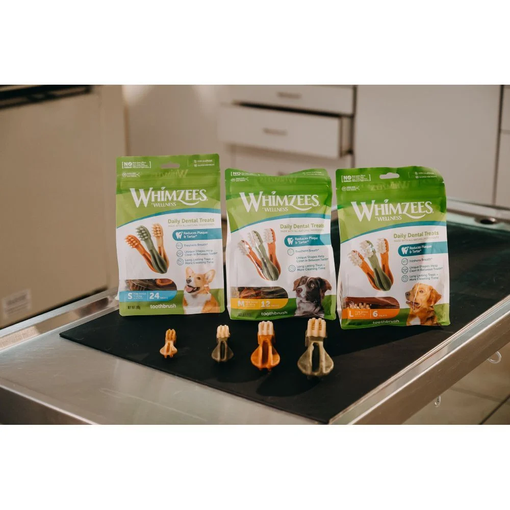 Ласощі для собак Whimzees Wellness Daily Dental Treats Toothbrush XS 48 шт х 7,5 г