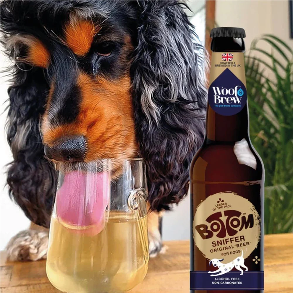 Корисна добавка пиво для собак Woof & Brew Bottom Sniffer Beer 330 мл - курка