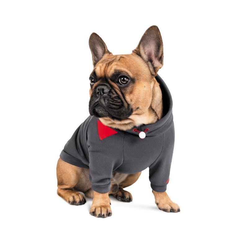 Худи для собак Pet Fashion «Snoodie» M (серый) Худи для собак Pet Fashion «Snoodie» M (серый)